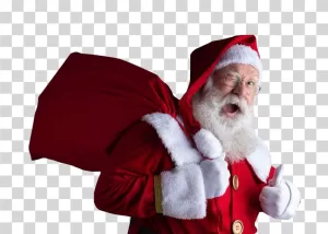 Santa Claus Christmas celebration transparent PNG image
