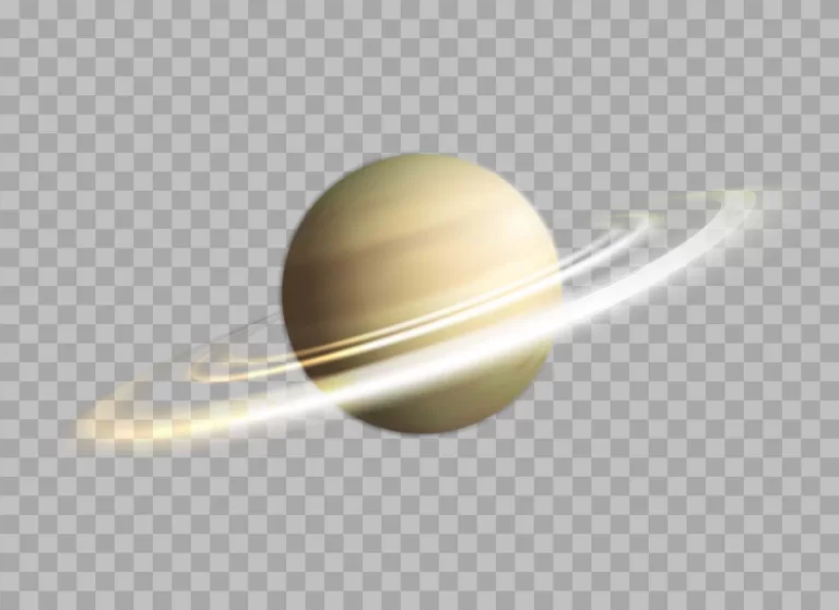 Saturn planet of our solar system transparent PNG image
