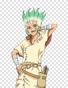 Senku, Dr Stone character anime transparent png image