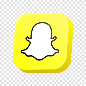 Snapchat logo, social media, transparent PNG image Snapchat logo social media transparent PNG image