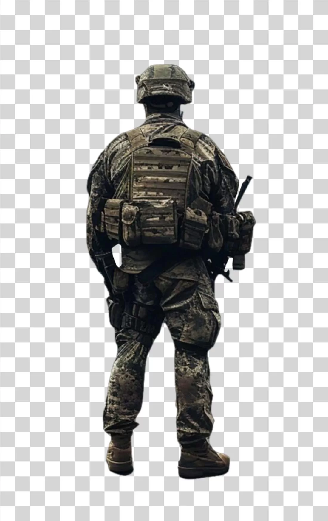 Soldier brave guardian transparent PNG image
