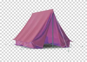 Tent cozy shelter camping equipment transparent PNG image