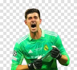 Thibaut Courtois, Real Madrid, Goalkeeper, transparent PNG image Thibaut Courtois Real Madrid Goalkeeper transparent PNG image