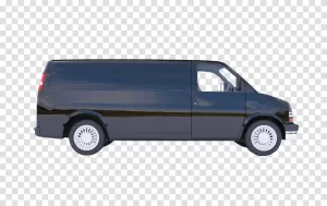Van vehicle transportation transparent png image