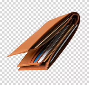 Wallet stylish money holder transparent PNG image