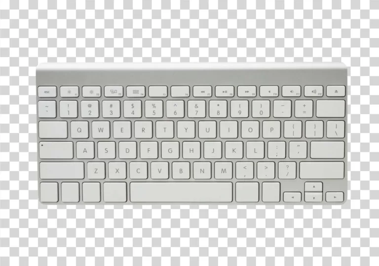 Wireless Keyboard modern and sleek input device transparent PNG image