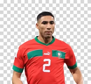 Achraf Hakimi, skilled footballer from Morocco, Moroccan player, transparent PNG image Achraf Hakimi skilled footballer from Morocco Moroccan player transparent PNG image