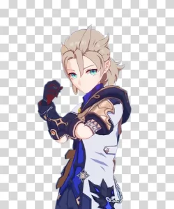 Albedo Genshin Impact character game hoyolab transparent PNG image