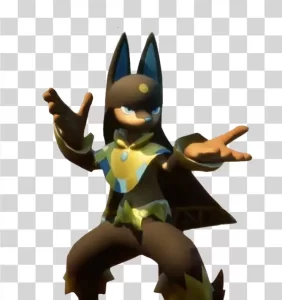 Anubis Pal from Palworld, mystical guardian creature, transparent PNG image Anubis Pal from Palworld mystical guardian creature transparent PNG image