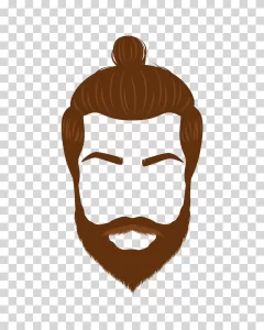 Beard Hairstyle stylish grooming inspiration transparent PNG image