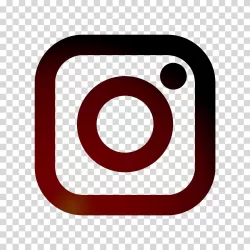 Black Instagram logo icon transparent PNG image