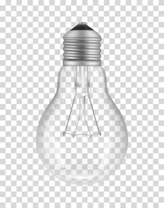 Bulb or Lamp lighting fixture transparent PNG image