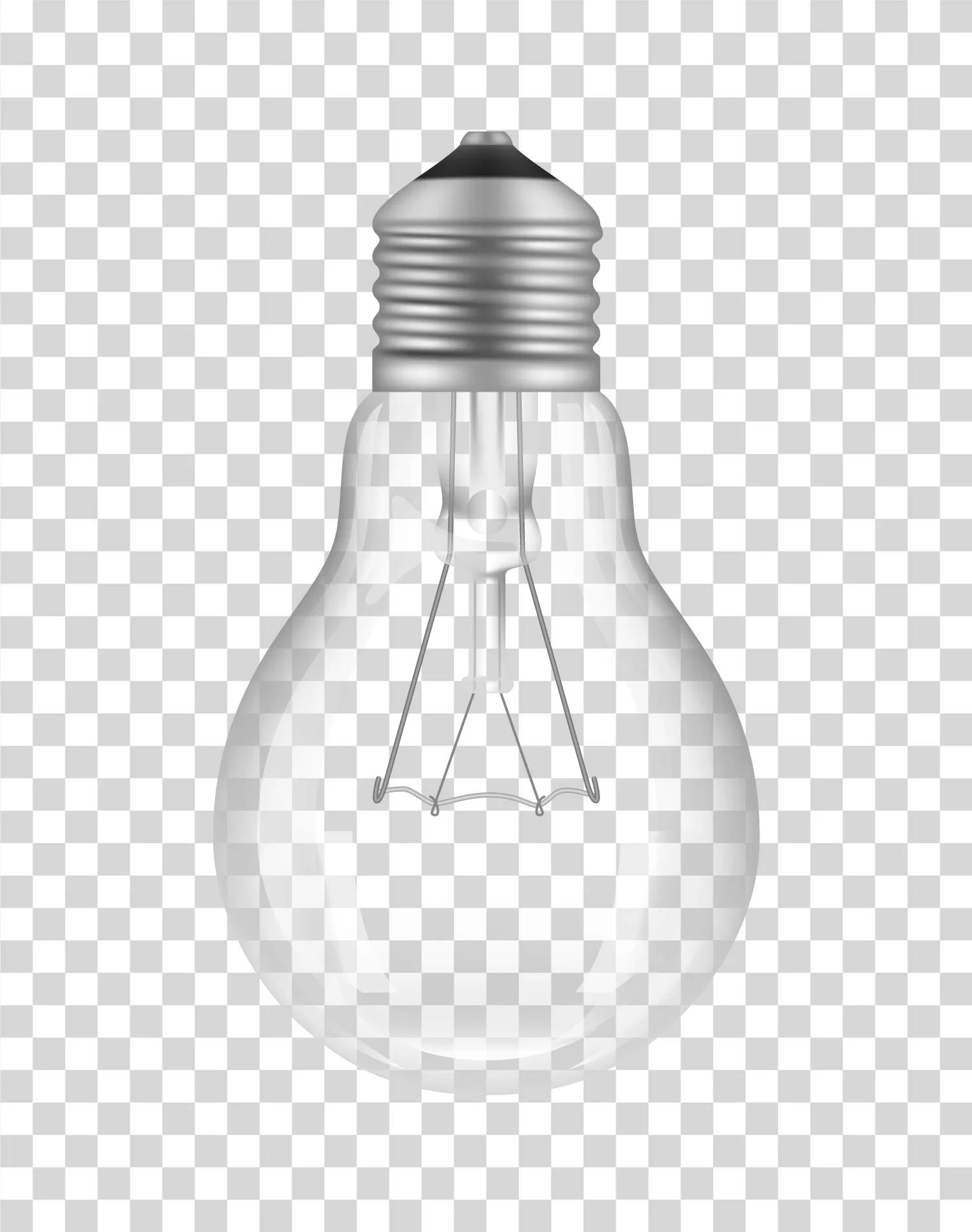 Bulb or Lamp lighting fixture transparent PNG image