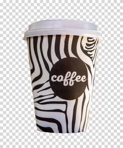 Coffee paper cup disposable cup cafe caffeine transparent PNG image