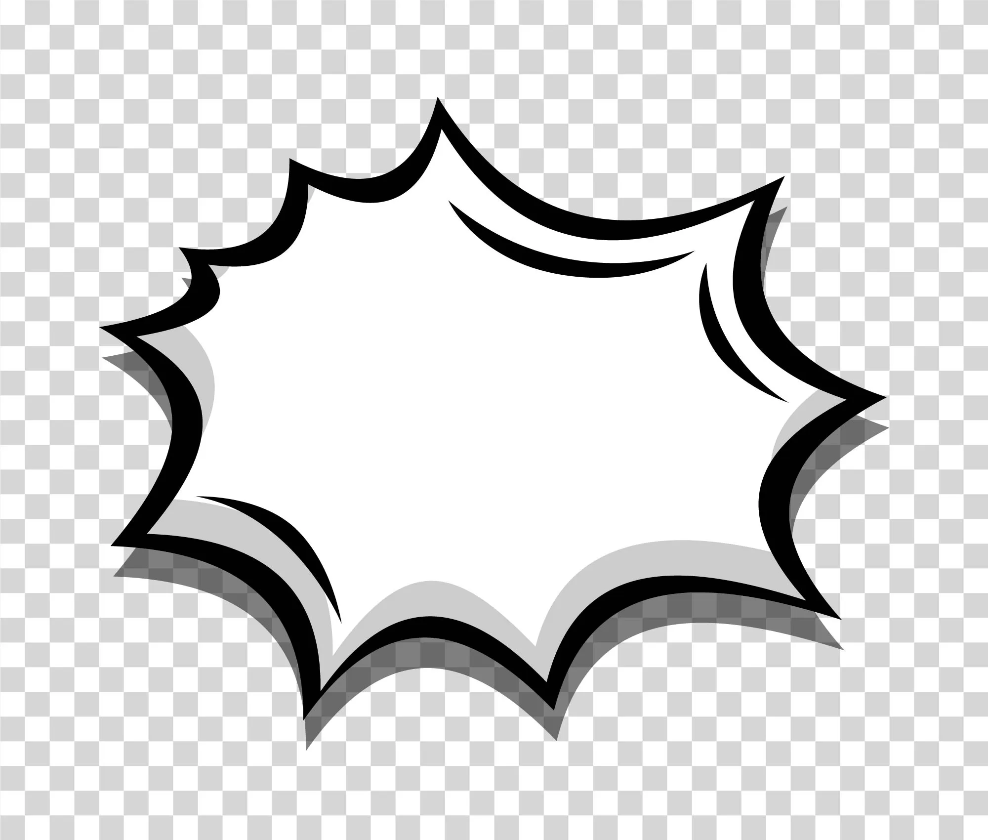 Comic Speech Bubble dialogue in comics web novel transparent PNG image