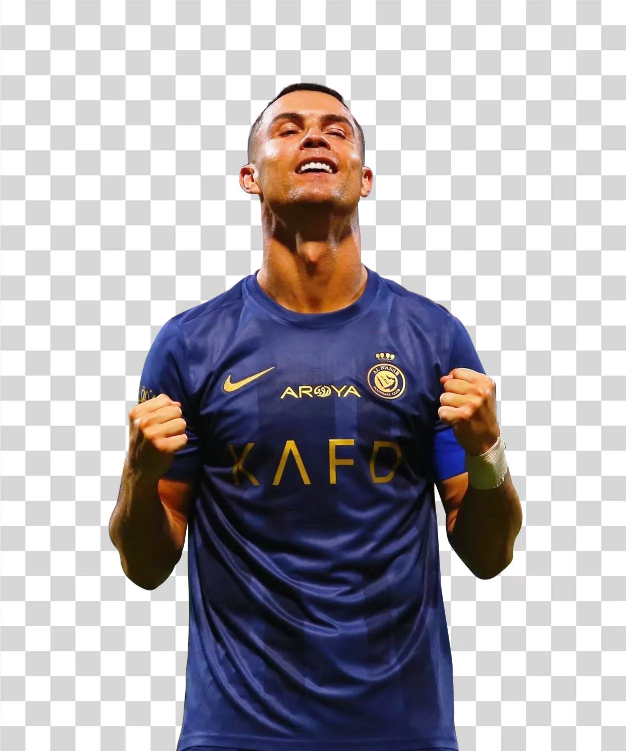 Cristiano Ronaldo Al Nasr Saudi League transparent PNG image