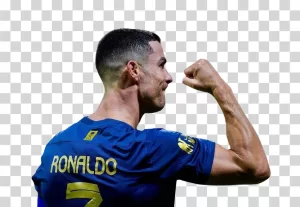 Cristiano Ronaldo Al Nassr footballer Roshn transparent PNG image