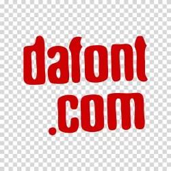 Dafont logo typography creative resource fonts transparent PNG image