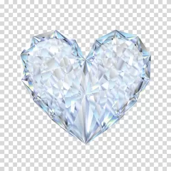 Diamond precious gemstone for jewelry transparent PNG image