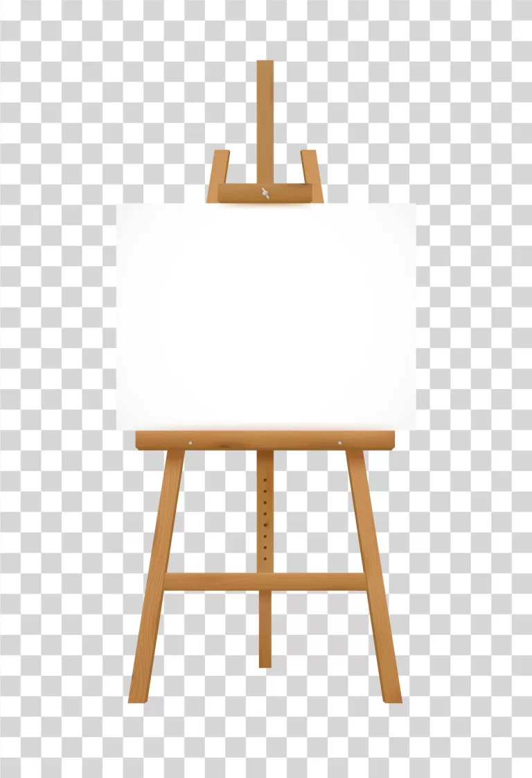 Easel tool for artists and painters transparent PNG image
