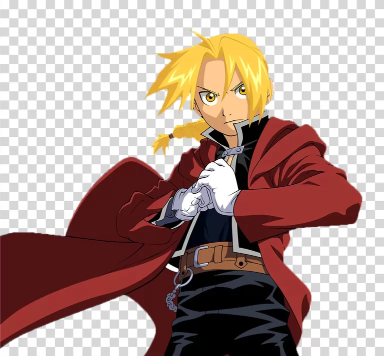 Edward Fullmetal Alchemist: Brotherhood anime character transparent PNG image