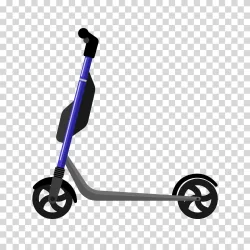 Electric scooter eco-friendly transportation transparent PNG image