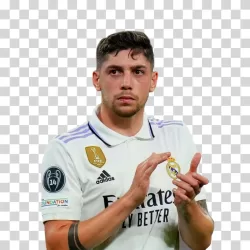 Federico Valverde midfielder for Real Madrid transparent PNG image