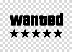 GTA Wanted Level criminal indicator Grand Theft Auto 5 stars transparent PNG image