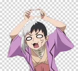 Gen Asagiri Dr. Stone anime transparent PNG image