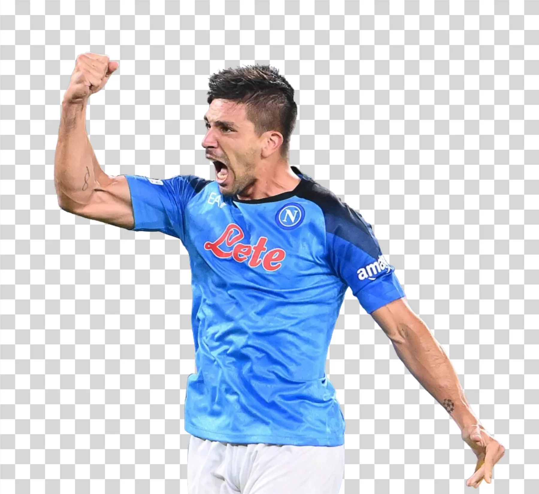 Giovanni Simeone Argentine footballer Napoli transparent PNG image