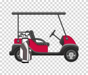 Golf cart vehicle golfing transparent PNG image