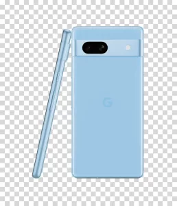 Google Pixel 7a smartphone mobile device transparent PNG image
