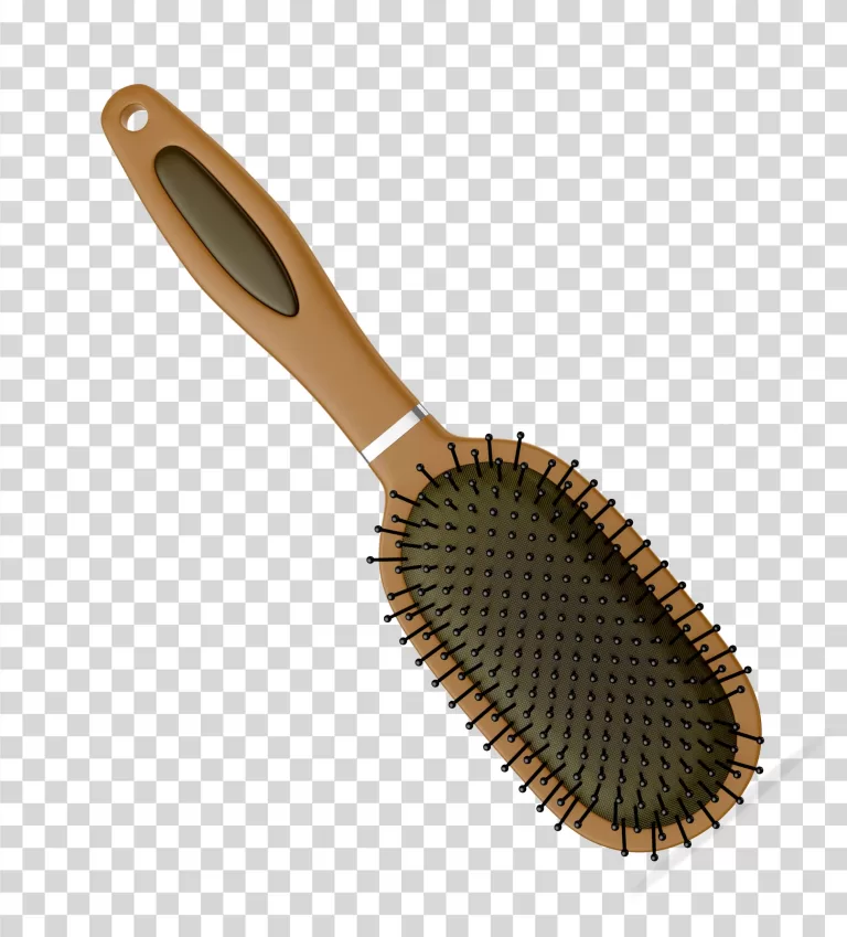 Hair brush grooming accessory comb transparent PNG image