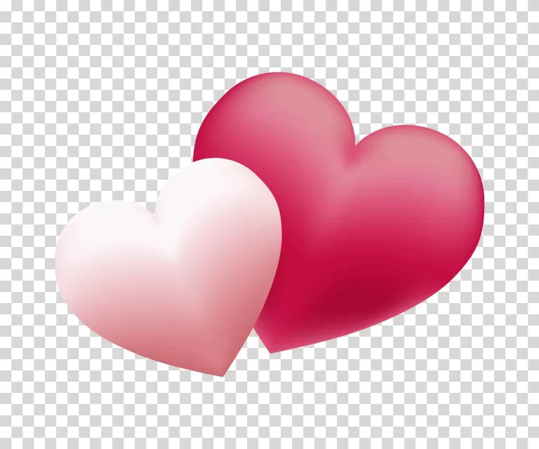 Hearts love romance valentine transparent PNG image