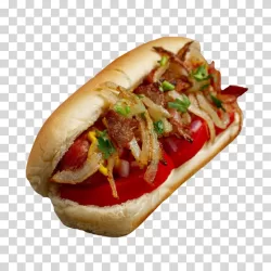 Hot Dog sandwich fast food transparent PNG image