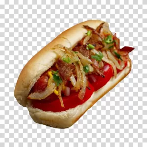 Hot Dog sandwich fast food transparent PNG image