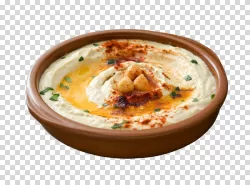 Hummus nutritious spread chickpeas tahini garlic transparent PNG image