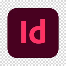 InDesign 2024 logo graphic design transparent PNG image