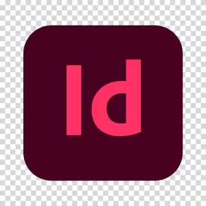 InDesign 2024 logo graphic design transparent PNG image