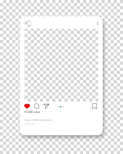 Instagram Post Template blank layout for engaging content transparent PNG image