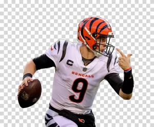 Joe Burrow, Cincinnati Bengals quarterback, NFL, American football, transparent PNG image Joe Burrow Cincinnati Bengals quarterback NFL American football transparent PNG image