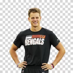 Joe Burrow Cincinnati Bengals quarterback transparent PNG image