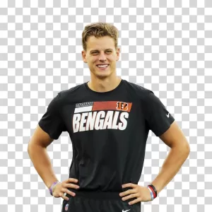 Joe Burrow, Cincinnati Bengals, quarterback, NFL, transparent PNG image Joe Burrow Cincinnati Bengals quarterback transparent PNG image