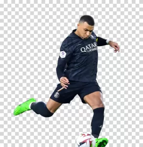 Kylian Mbappé French footballer of Paris Saint-Germain PSG transparent PNG image