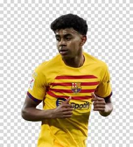 Lamine Yamal Barcelona Spain footballer soccer talent Barcelona FC transparent PNG image
