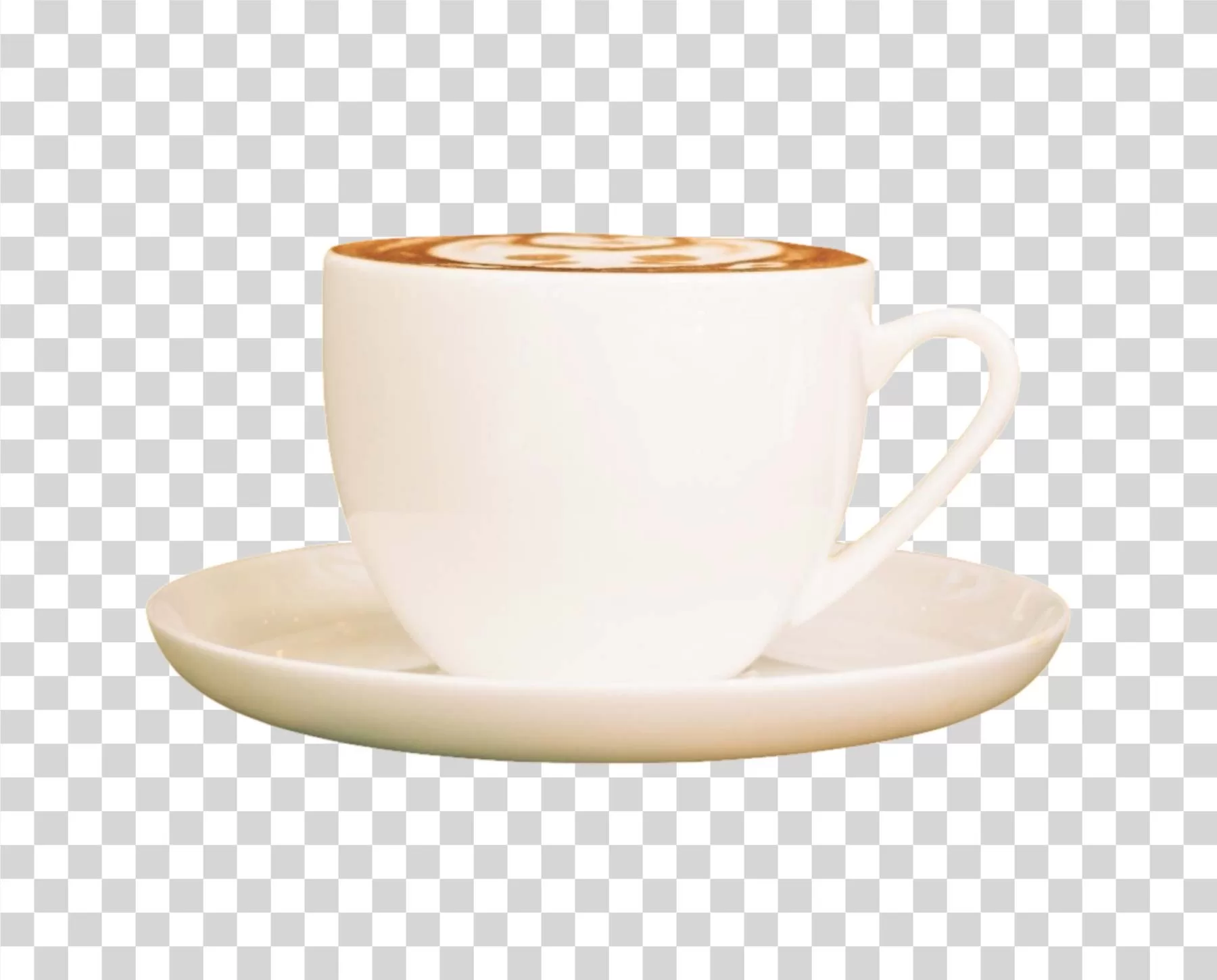 Latte creamy coffee espresso transparent PNG image