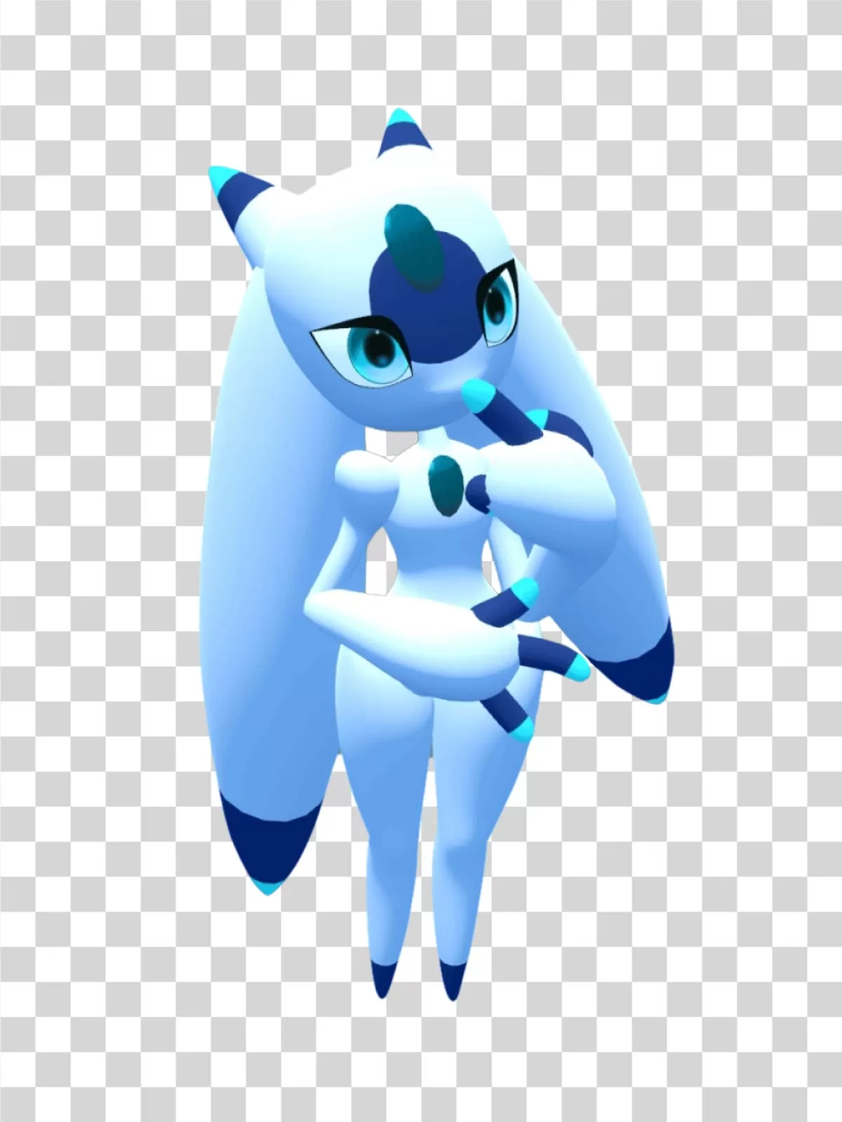 Lunaris Pal Palworld game transparent PNG image