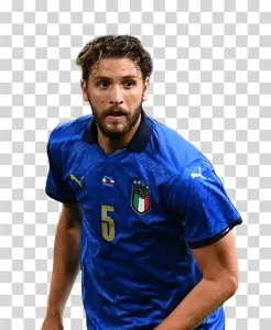 Manuel Locatelli Juventus footballer from Italy transparent PNG image
