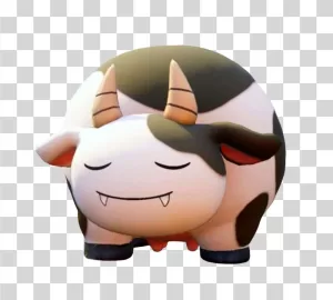 Mozzarina Cow Pal in Palworld Game transparent PNG image