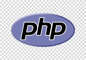 PHP Logo symbol of the scripting language web development transparent PNG image